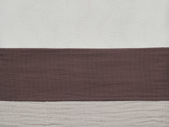 Drap 120x150cm Wrinkled Coton Chestnut