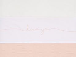 Drap 120x150cm Love you - Pale Pink