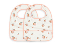 Bib Waterproof - Peach - 2 Pack