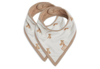 Slab Bandana - Teddy Bear - 2 Stuks - GOTS