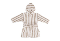 Bademantel - Stripe Frottee - GOTS