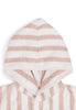 Peignoir 3-4 ans Stripe Éponge - Wild Rose - GOTS