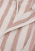 Peignoir 3-4 ans Stripe Éponge - Wild Rose - GOTS