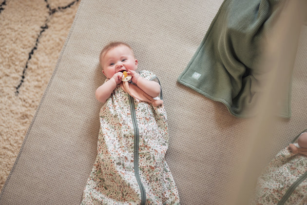 Couverture bébé 100x150 cm Basic Knit Nougat et Fleece - Made in Bébé