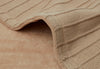 Couverture 100x150cm Pure Knit - Biscuit/Velvet- GOTS