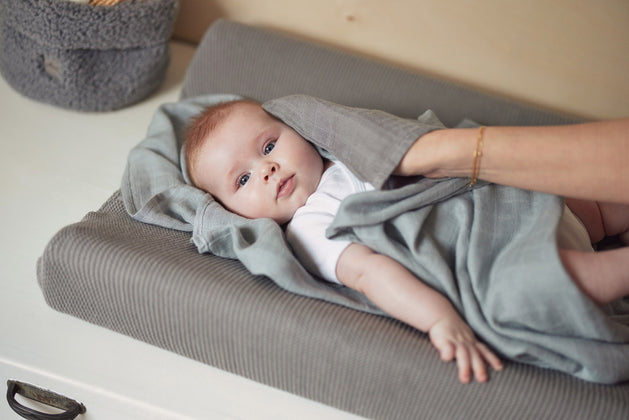 Baby's Only Housse de matelas à langer tricotée pour bébé - Housse