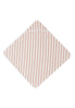 Cape de Bain 75x75cm Stripe Terry - Wild Rose - GOTS