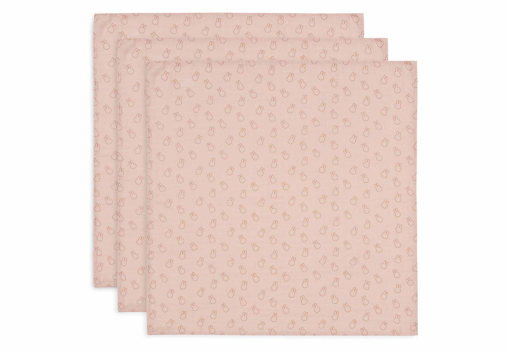 Cloth Muslin 70x70cm - Miffy Silhouettes - 3 Pack