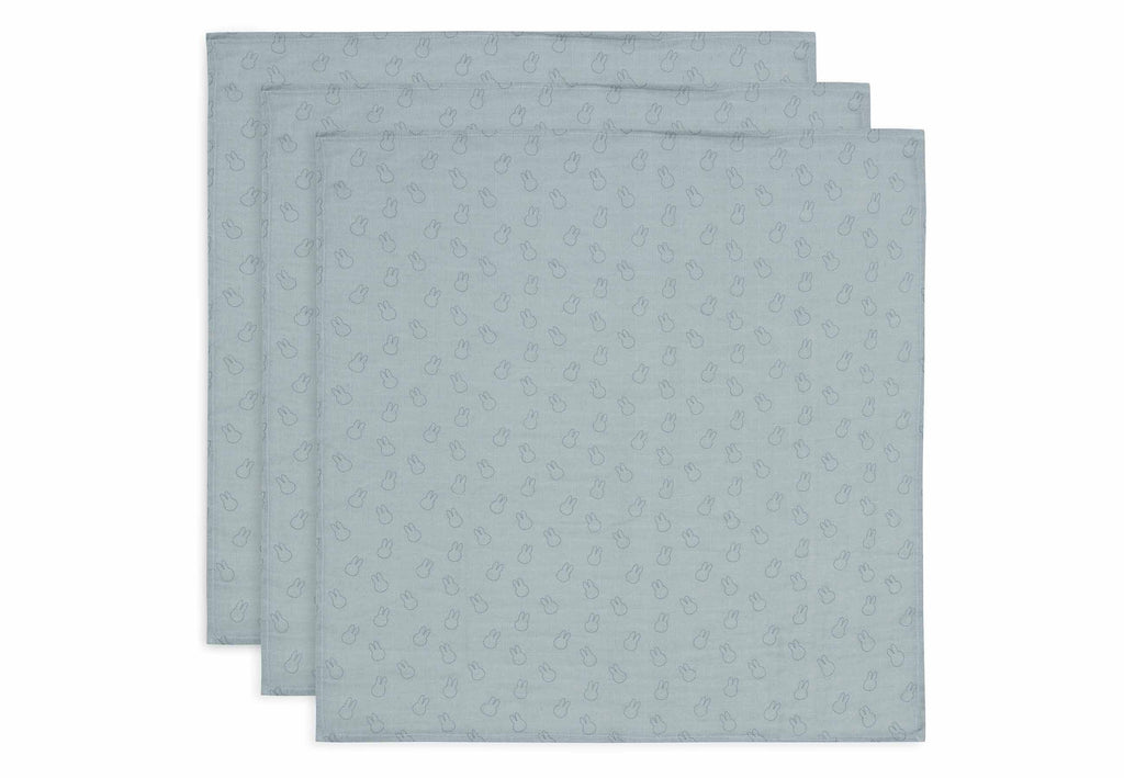 Cloth Muslin 70x70cm - Miffy Silhouettes - 3 Pack