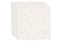 Cloth Muslin 70x70cm - Elephant Tales - 3 Pack