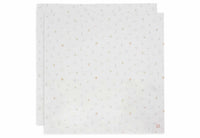Lange gaze de coton 115x115cm - Lovely Birds - 2 Unités
