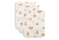 Hydrofiel Washandje 15x20cm - Jollies - 3 Stuks