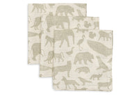 Spucktücher Hydrophil 31x31cm Animals - 3 Stück