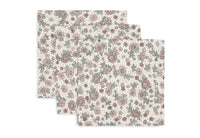 Spucktücher Hydrophil 31x31cm - Retro Flowers - 3 Stück