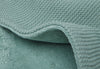 Couverture Lit Bébé 100x150cm Basic Knit - Forest Green/Fleece