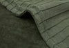 Couverture Berceau 75x100cm Pure Knit - Leaf Green/Velvet - GOTS
