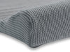 Housse matelas à langer 50x70cm Basic Knit - Stone Grey